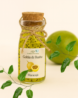 Geleia de Banho de Maracujá – Textura Sensorial e Aroma Calmante