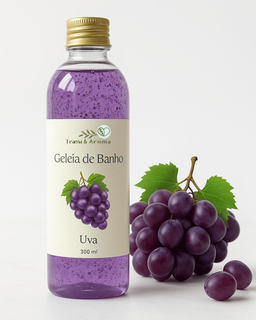 Geleia de Banho de Uva 300ml – Limpeza Suave e Nutrição da Pele