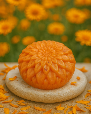 Sabonete Fitoterápico de Calêndula – Calmante Natural e Cuidado Artesanal