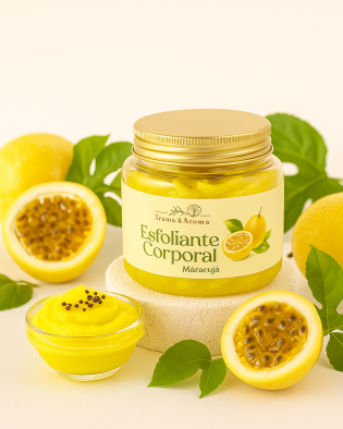 Esfoliante Corporal de Maracujá 200g – Renovação Natural e Aroma Tropical