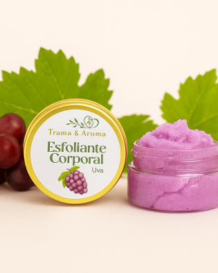 Esfoliante Corporal de Uva 100g – Frescor Frutado em Tamanho Ideal