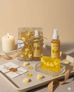 Kit Maracujá – Body Splash 120ml + Sabonete Artesanal em Barra 100g