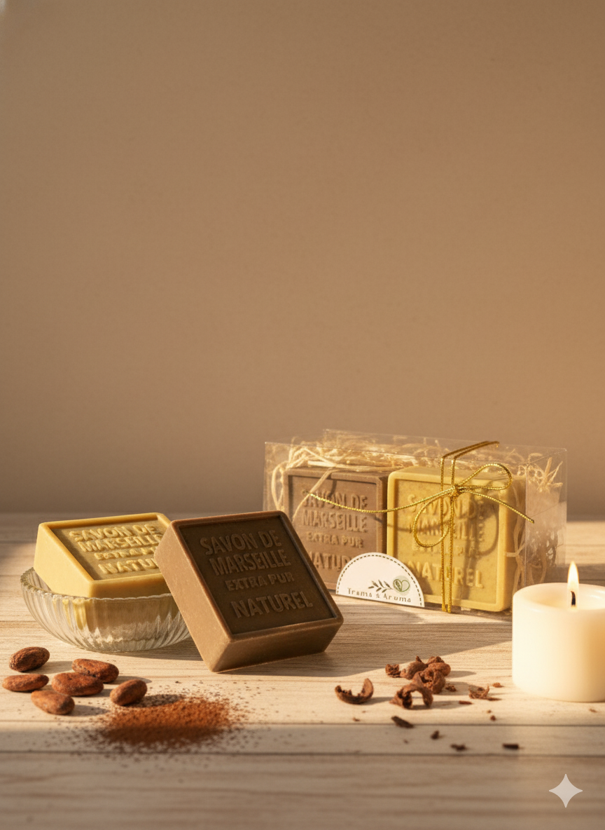 Kit Chocolate – 2 Sabonetes Artesanais de Cacau 100g