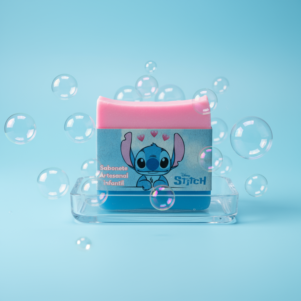 Sabonete Infantil Tutti Frutti Stitch 100g – Banho Divertido e Suave